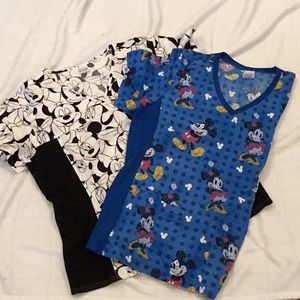 Disney Scrub tops